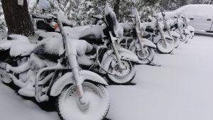 Bikes in winter