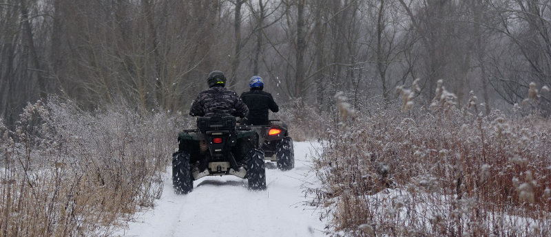 ATV Are Great Fun Through The Winter